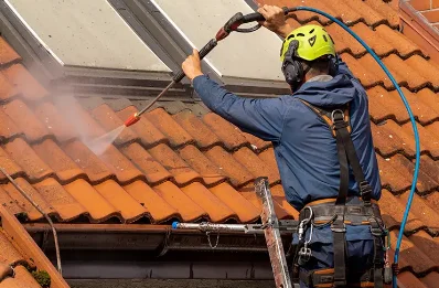 Démoussage et hydrofuge de toiture à Hangard